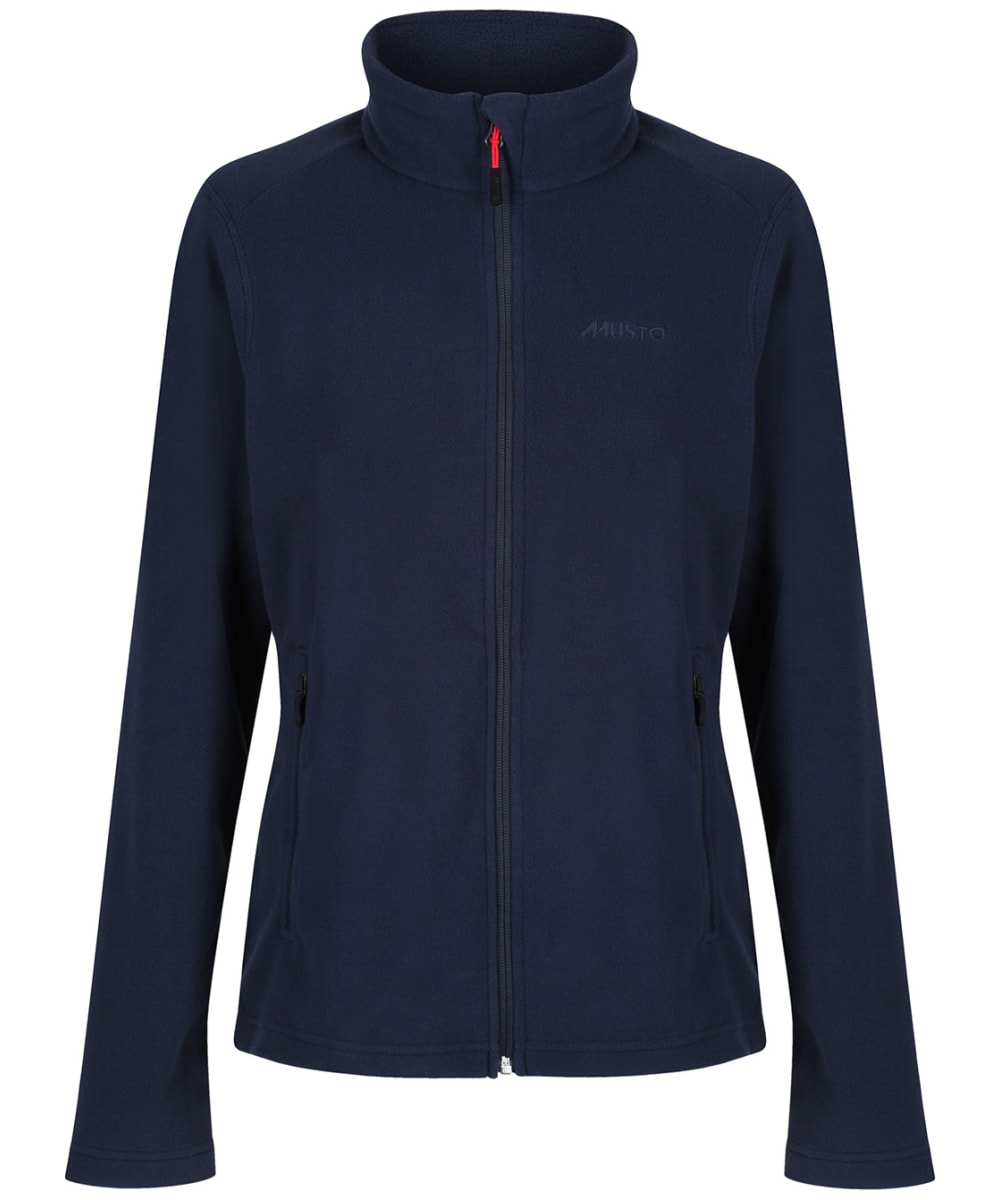 Musto Ladies Corsica 100gm Fleece in Blue Womens Clothing Jumpers and knitwear Zipped sweaters 