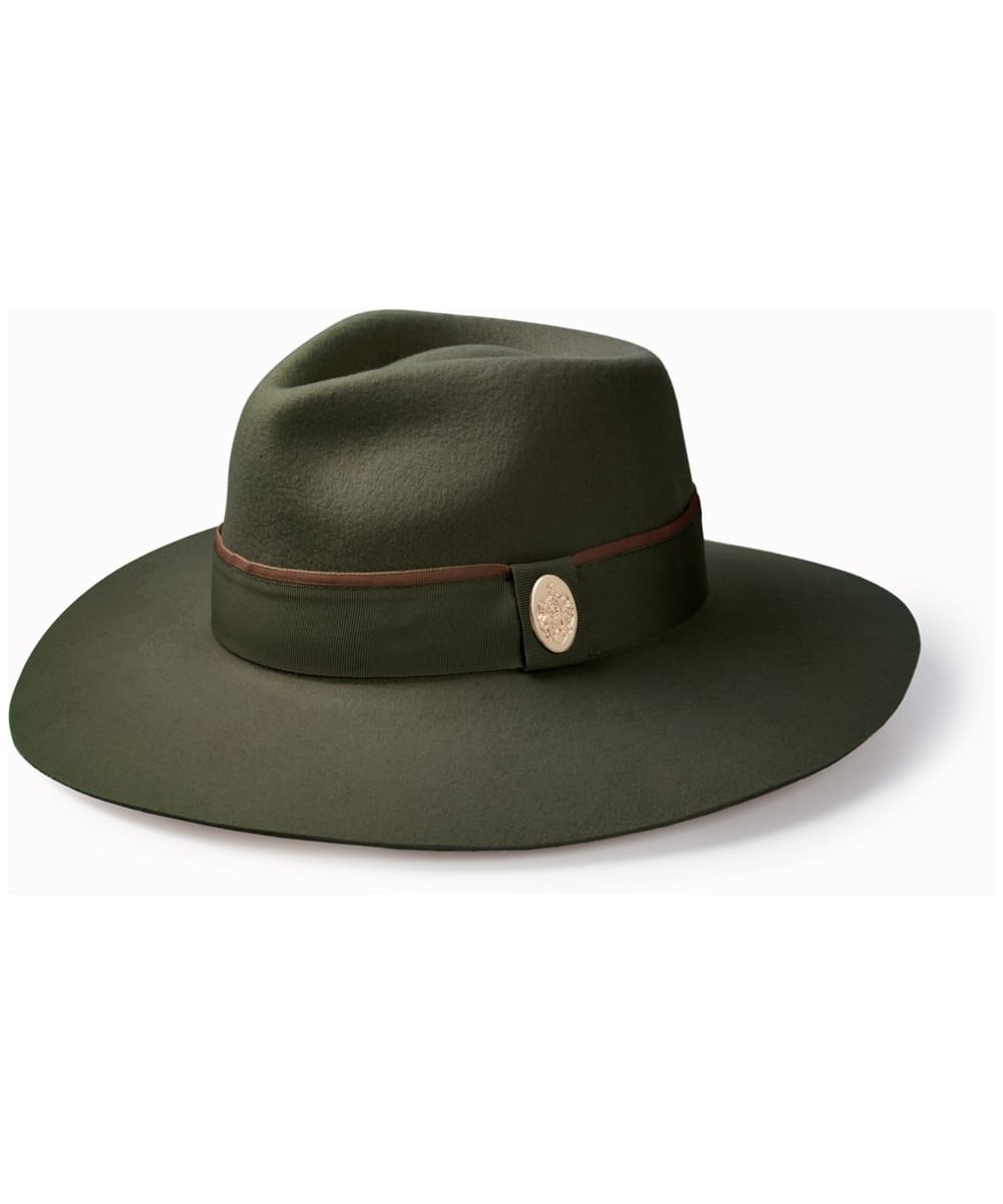 View Womens Hicks Brown Oxley Fedora Olive L 5960cm information