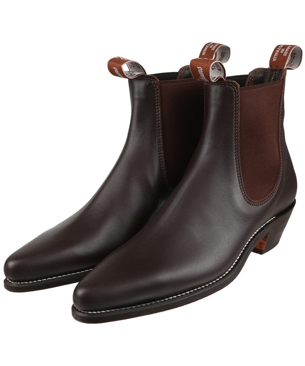 View Womens RM Williams Millicent Boots Yearling leather leather sole Chestnut UK 8 information