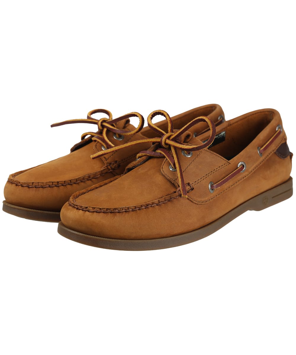 View Womens Ariat Antigua Leather And Nubuck Boat Shoes Walnut UK 35 information