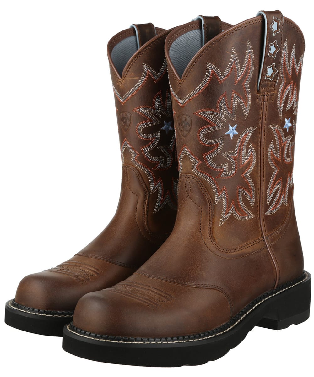 View Womens Ariat Probaby Leather Riding Boots Driftwood Brown UK 4 information