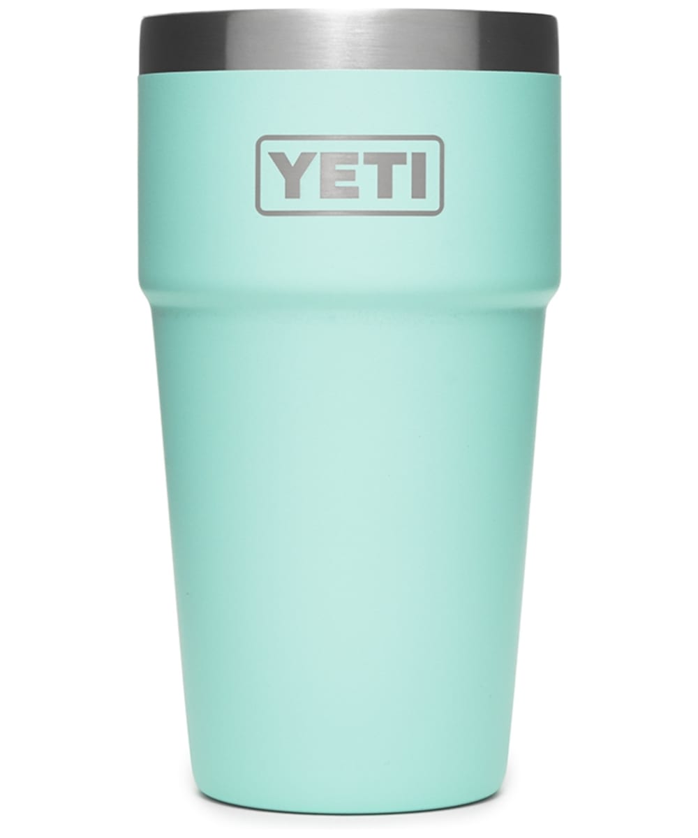 View YETI Single 16oz Stainless Steel Vacuum Insulated Stackable Cup Seafoam UK 475ml information