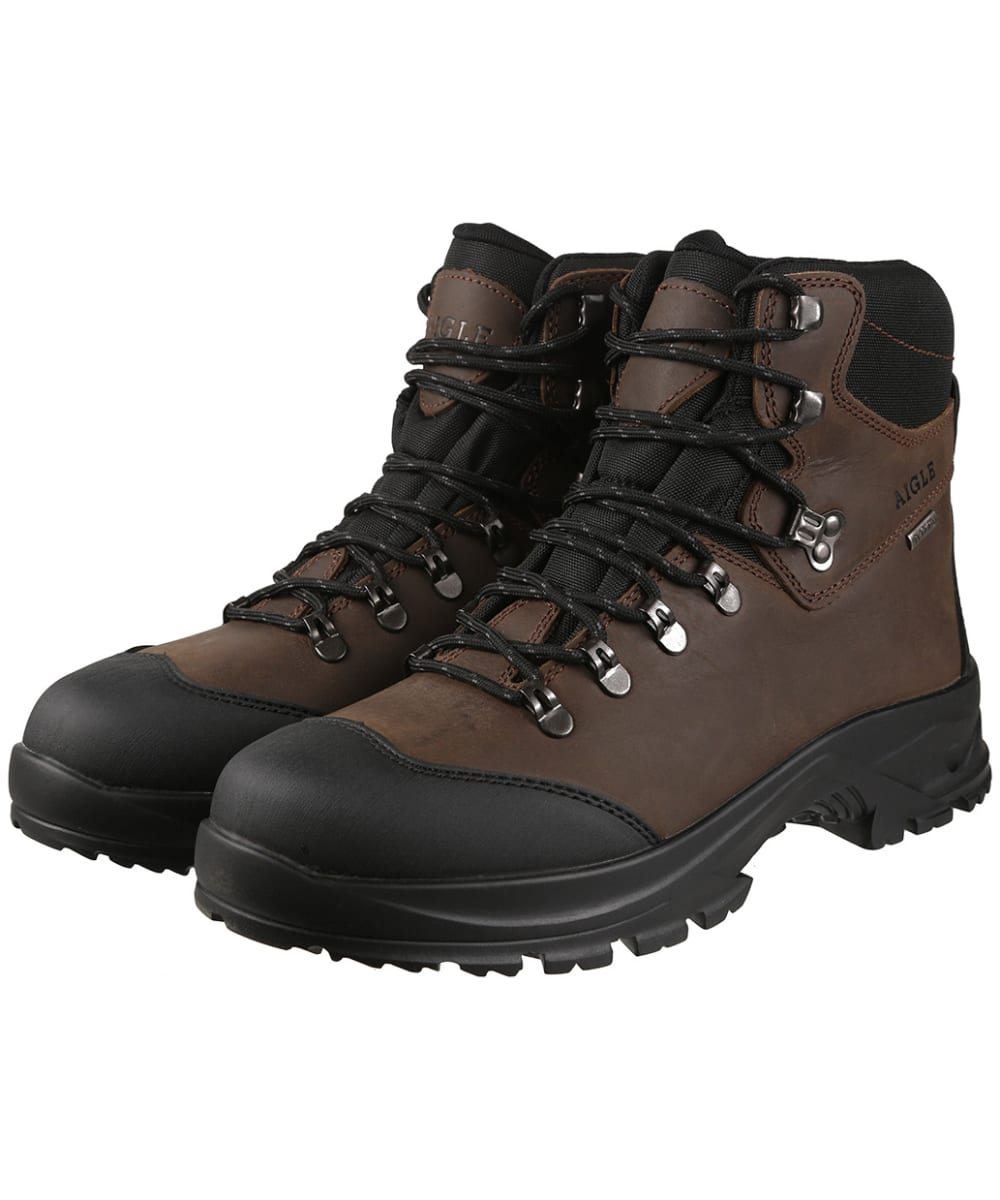 View Mens Aigle Laforse 2 Waterproof and Breathable MTD Boots Dark Brown UK 65 information