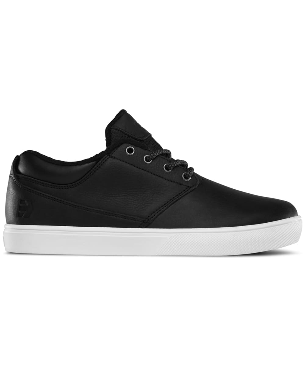 View Mens Etnies Jameson MT Leather Skate Shoes Black White Black UK 85 information