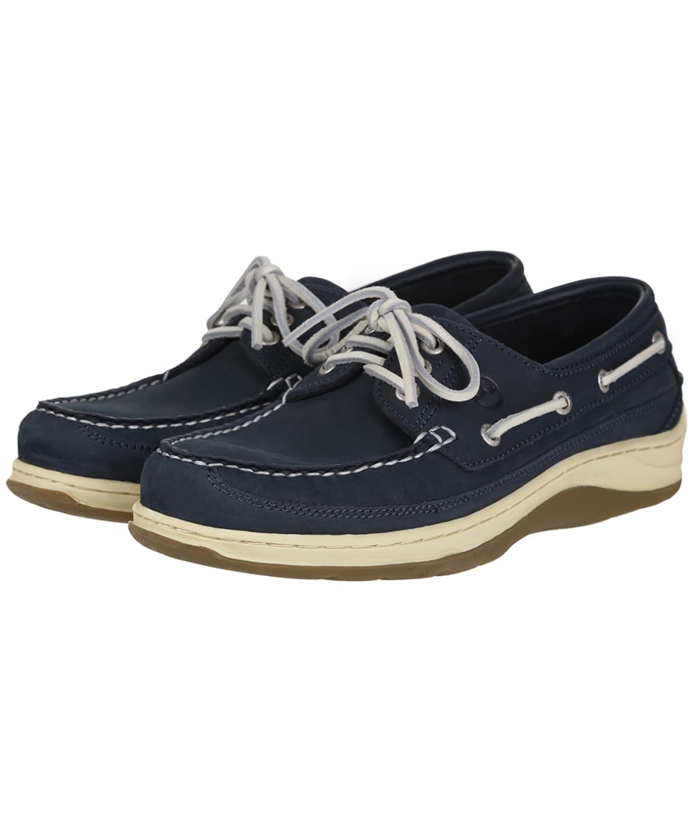 View Mens Orca Bay Squamish Leather Boat Shoes Navy UK 9 information
