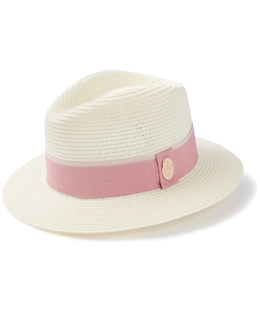 View Womens Hicks Brown The Orford Fedora Dusky Pink S 5556cm information