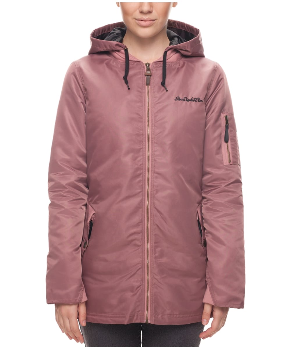View Womens 686 Brooke Bomber Insulated Snowboard Jacket Rose Gold S information