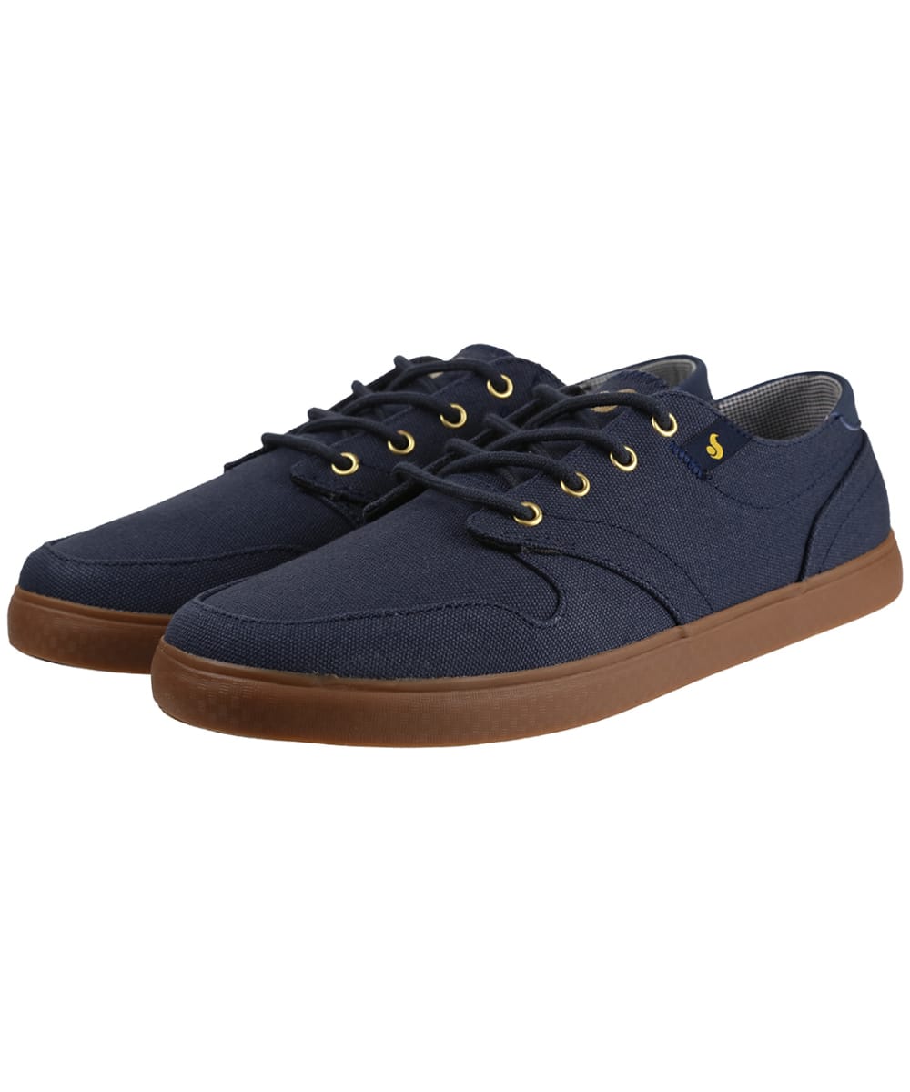 View Mens DVS Whitmore Lightweight Low Profile Skate Shoes Navy Canvas 7 UK information