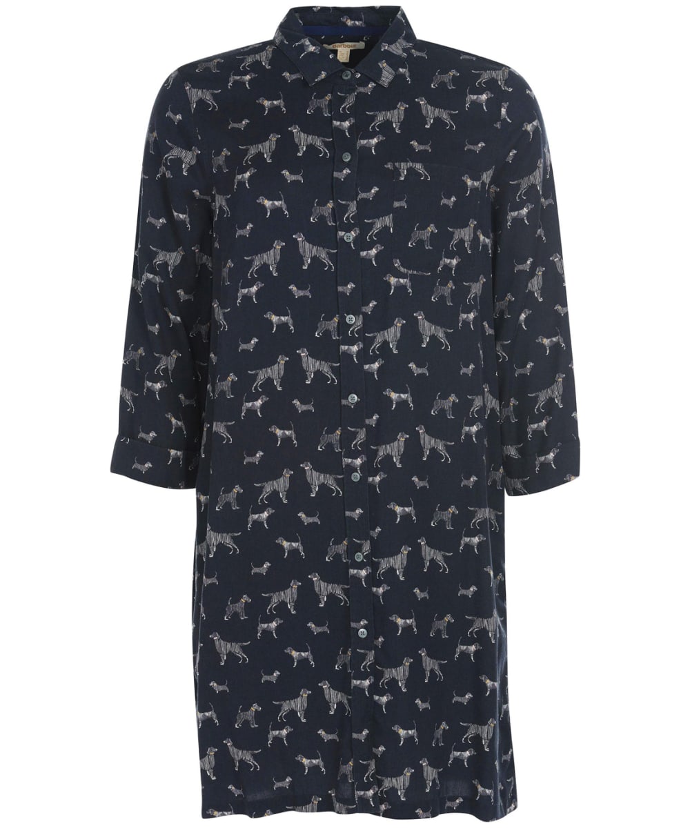 View Womens Barbour Printed Seaglow Dress Navy Print UK 12 information