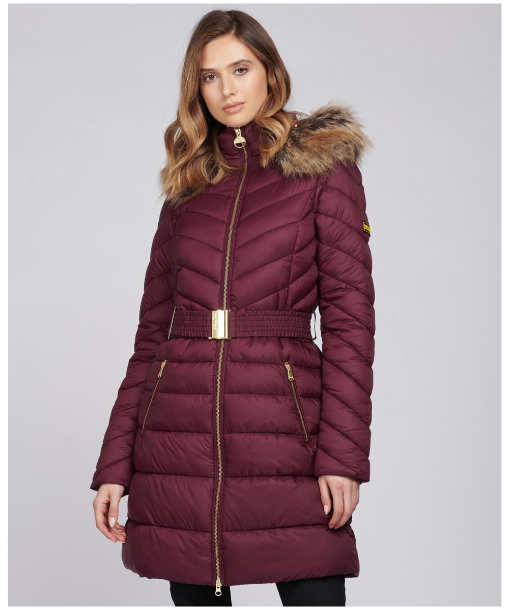 barbour longline coat
