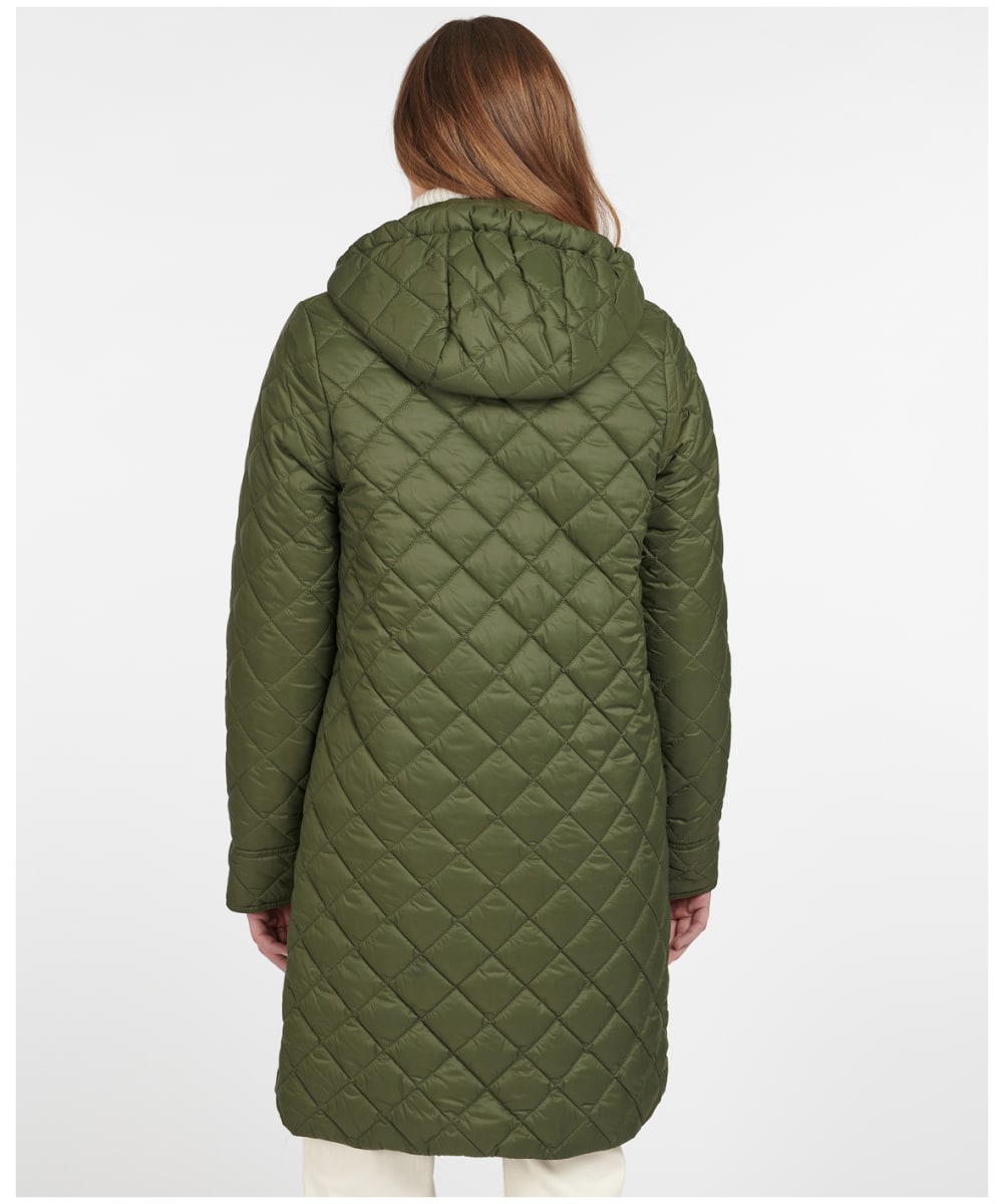 ladies green barbour quilted jacket