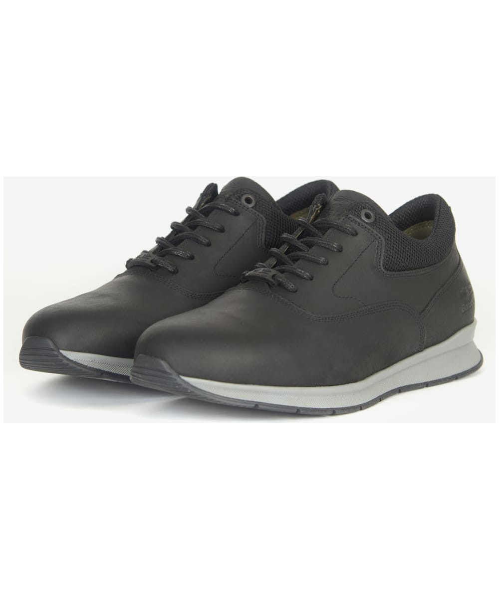 View Mens Barbour Langley Oxford Shoes Black UK 12 information