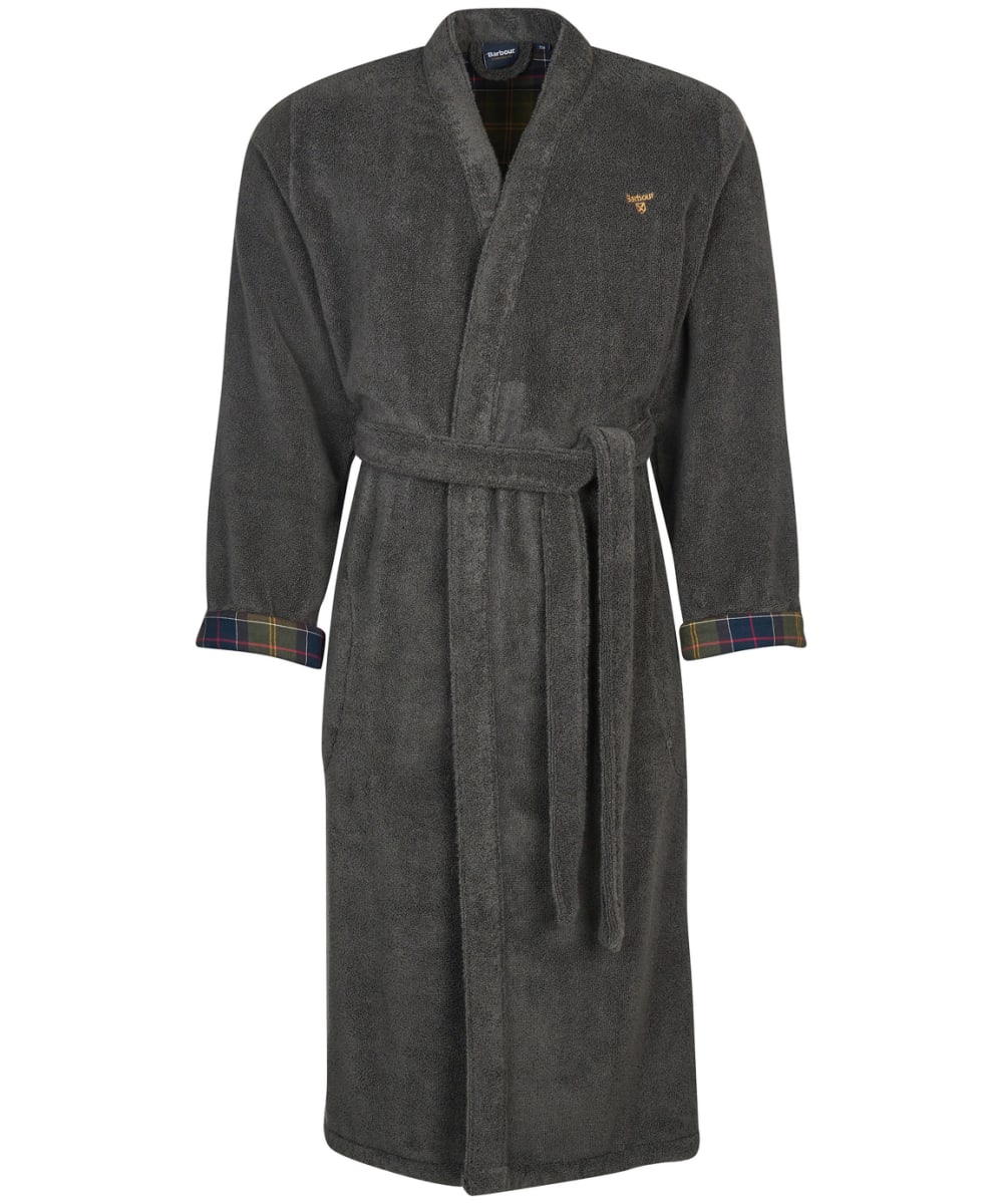 View Mens Barbour Lachlan Dressing Gown Charcoal SM information