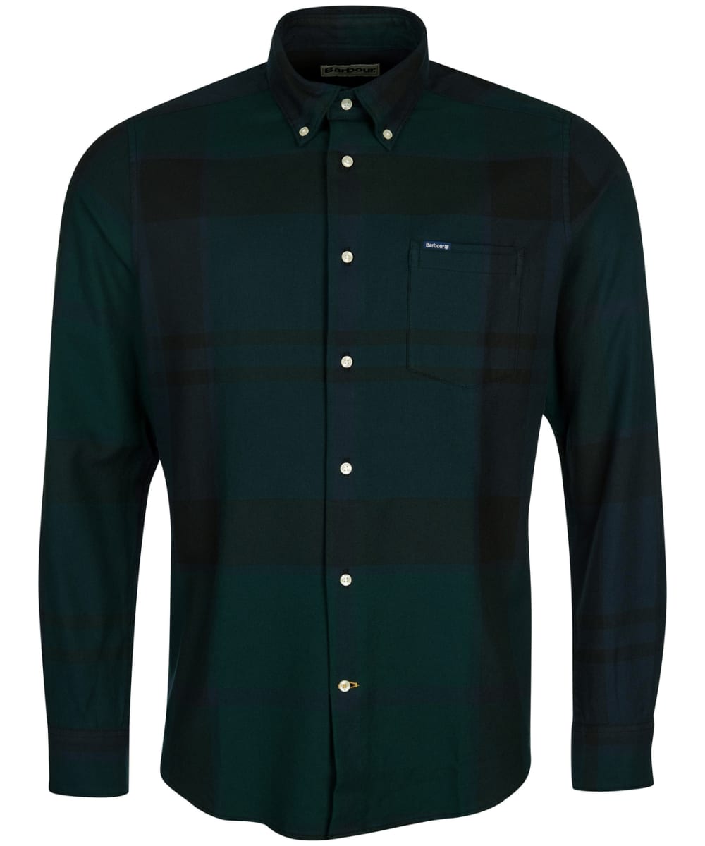 View Mens Barbour Dunoon Tailored Shirt Black Watch UK L information