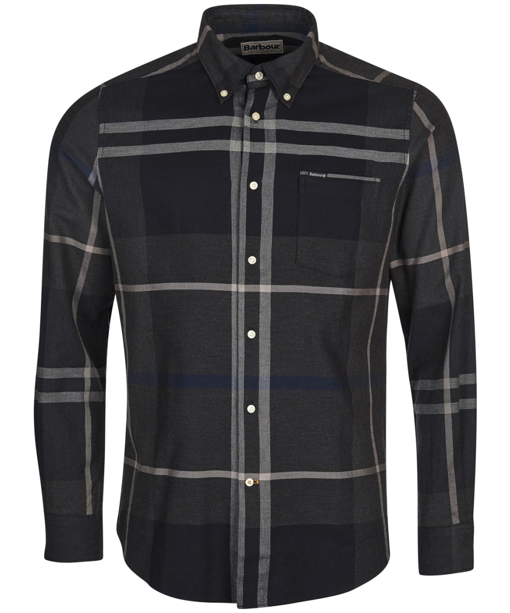 View Mens Barbour Dunoon Tailored Shirt Graphite UK S information