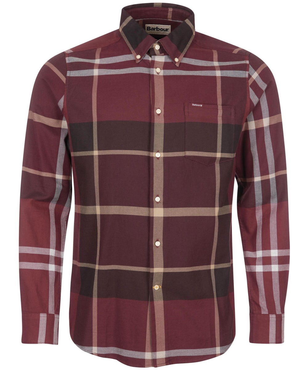 View Mens Barbour Dunoon Tailored Shirt Winter Red UK S information