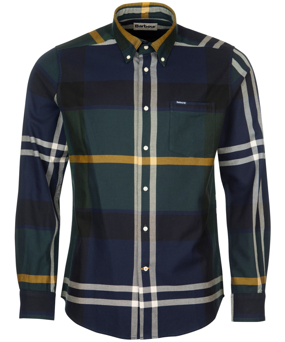 View Mens Barbour Dunoon Tailored Shirt Seawood Tartan UK XL information