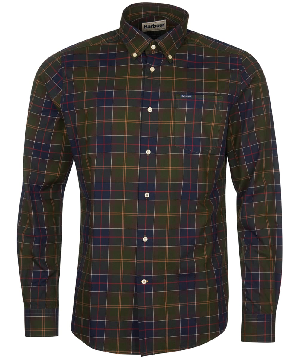 View Mens Barbour Wetherham Tailored Shirt Classic Tartan UK XL information