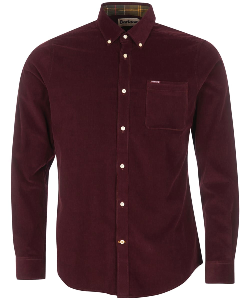 View Mens Barbour Ramsey Tailored Shirt Winter Red UK L information