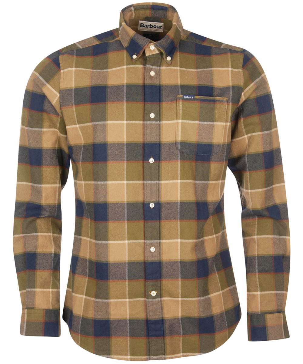 View Mens Barbour Valley Tailored Shirt Stone Check UK XXL information