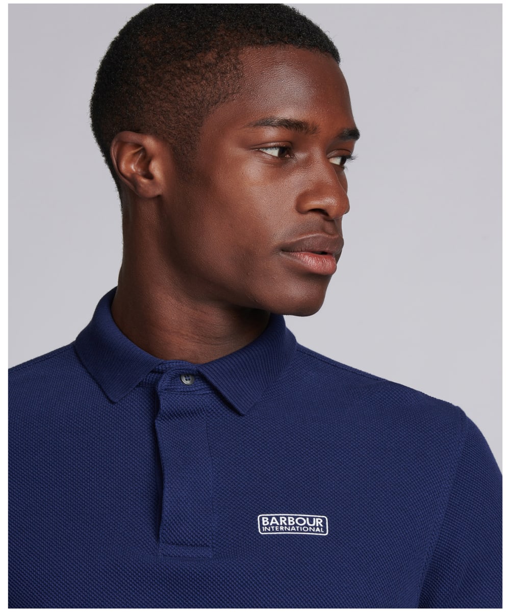 Men’s Barbour International Honeycomb Pique L/S Polo Shirt