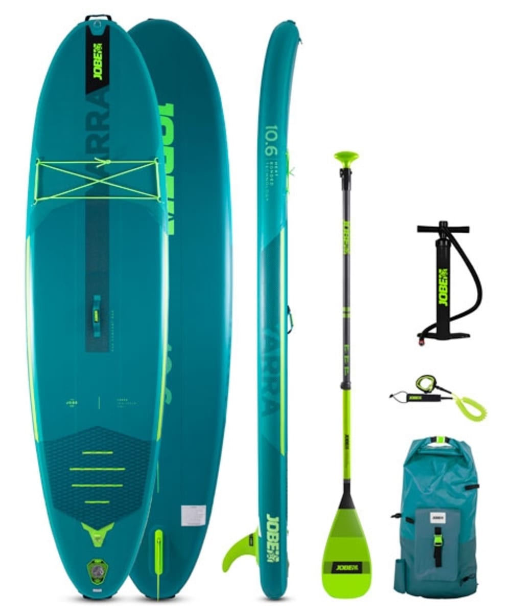 View Jobe Yarra 106 Inflatable Paddle Board Package Teal One size information