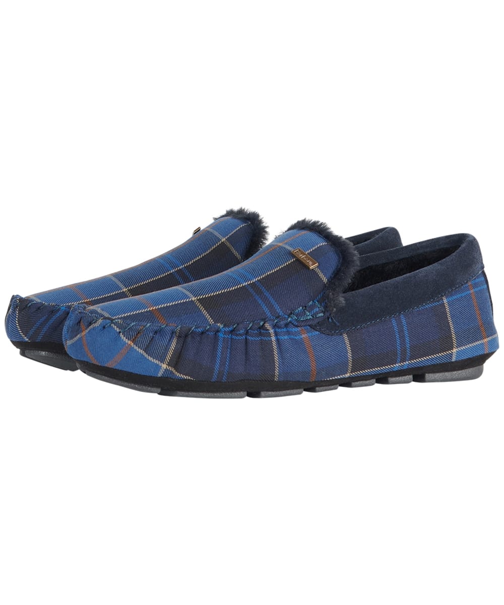 View Mens Barbour Monty House Slippers Midnight Tartan UK 8 information