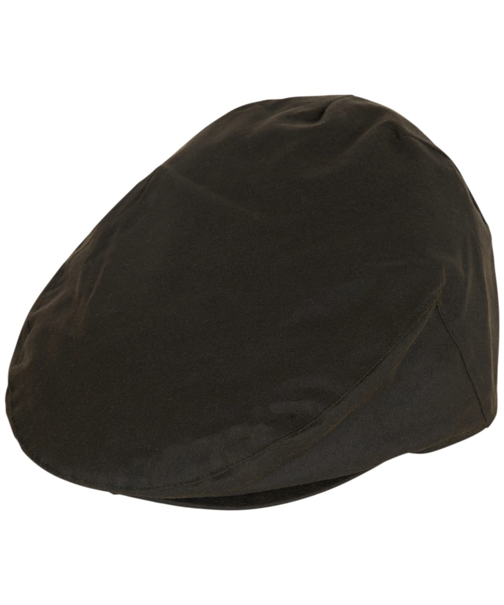 View Mens Barbour Waxed Flat Cap Olive 7 34 63cm information