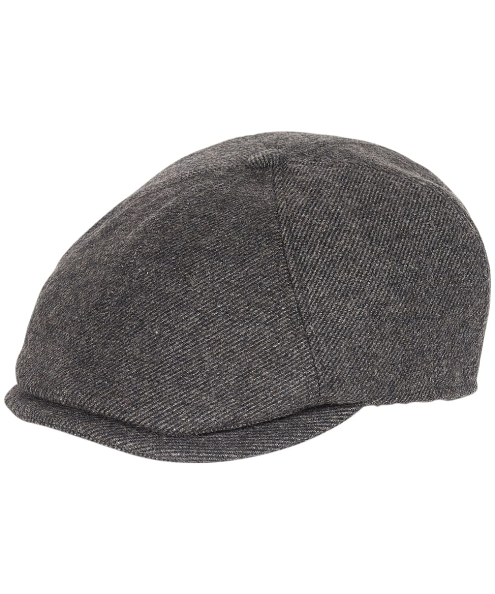 View Mens Barbour Claymore Baker Boy Hat Charcoal Grey S 55cm information