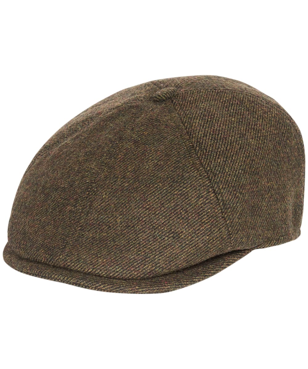 View Mens Barbour Claymore Baker Boy Hat Olive Twill L 59cm information