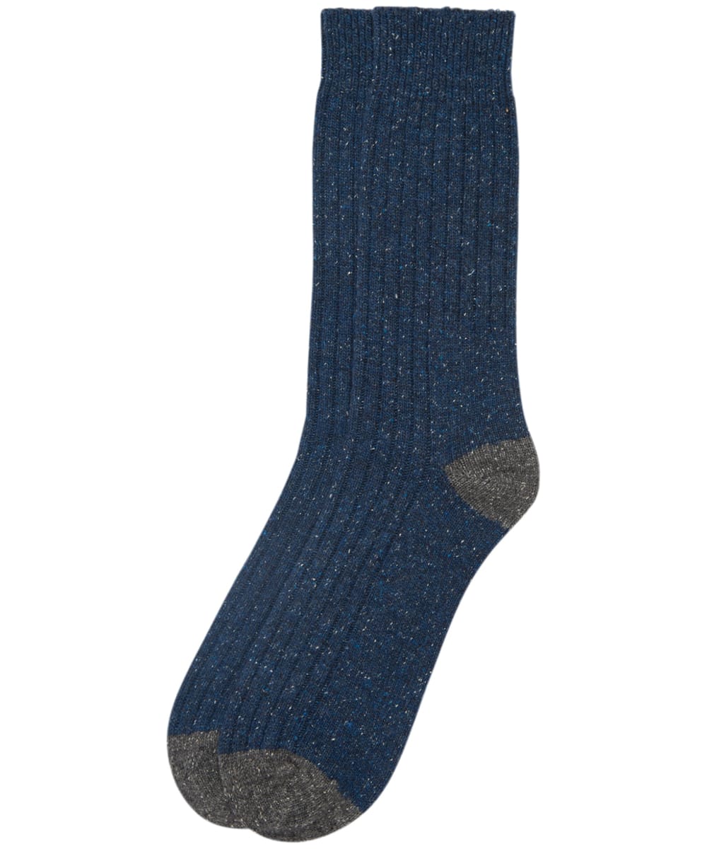 View Mens Barbour Houghton Socks Midnight L 911 UK information