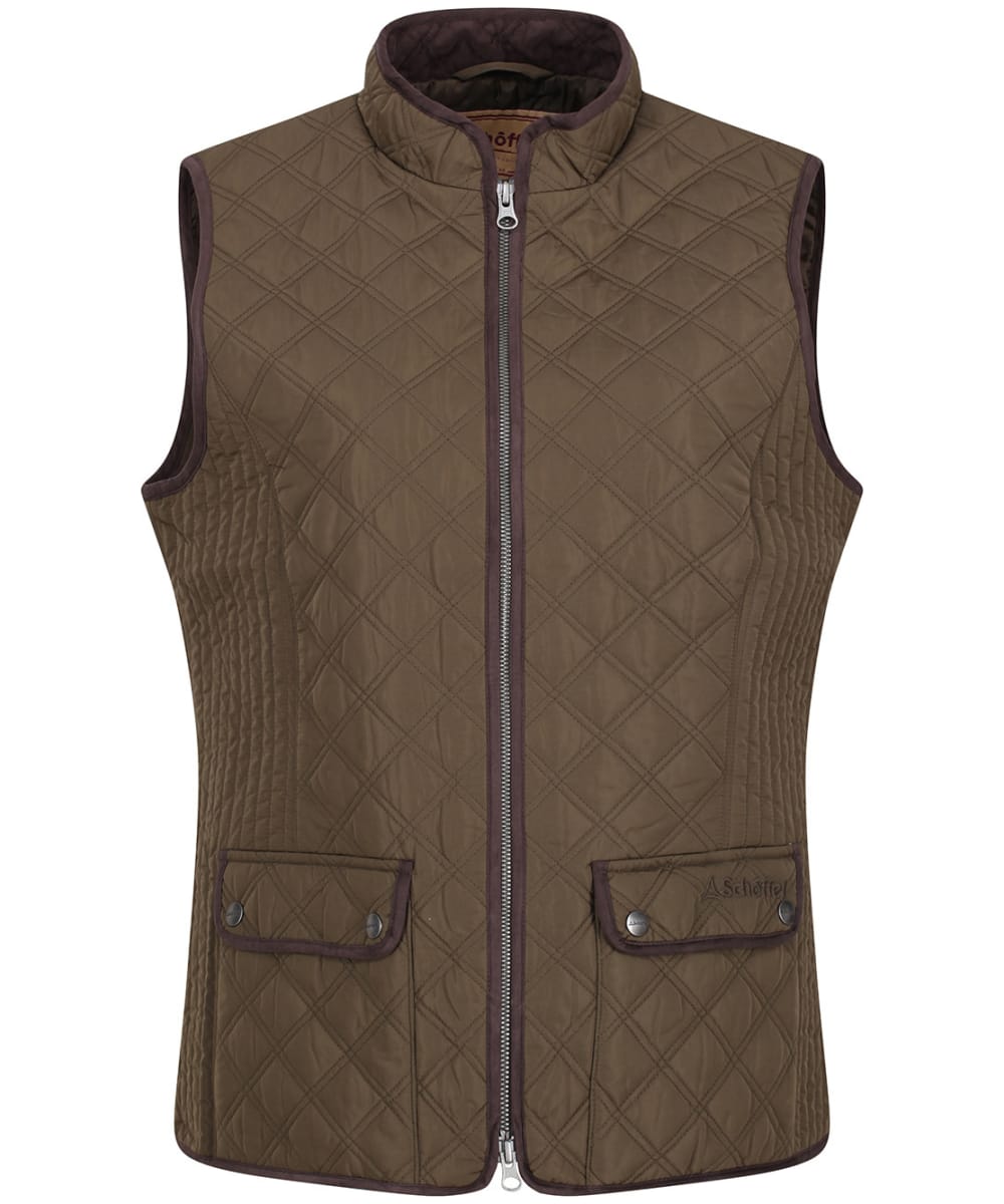 View Womens Schoffel Quilted Gilet Olive UK 18 information