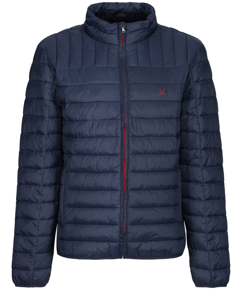 View Mens Crew Clothing Lowther Quilted Jacket Dark Navy UK M information