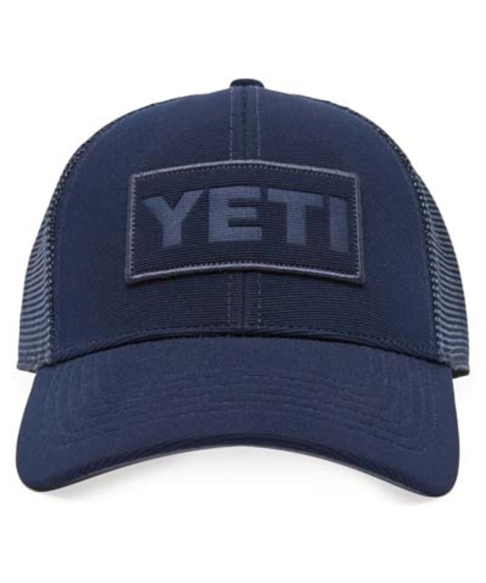 View YETI Patch on Patch Adjustable Trucker Hat Navy One size information