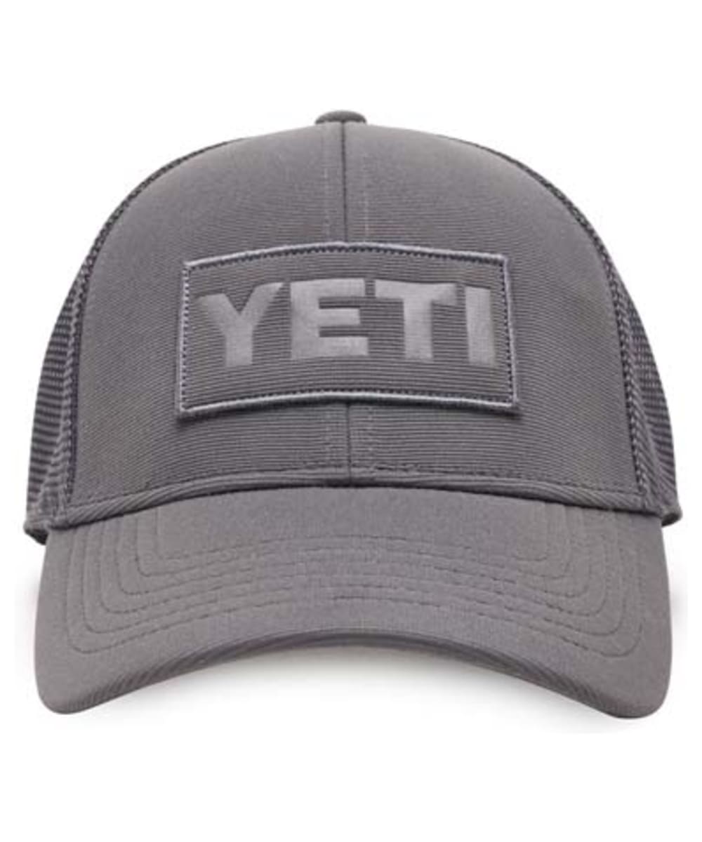 View YETI Patch on Patch Adjustable Trucker Hat Grey One size information