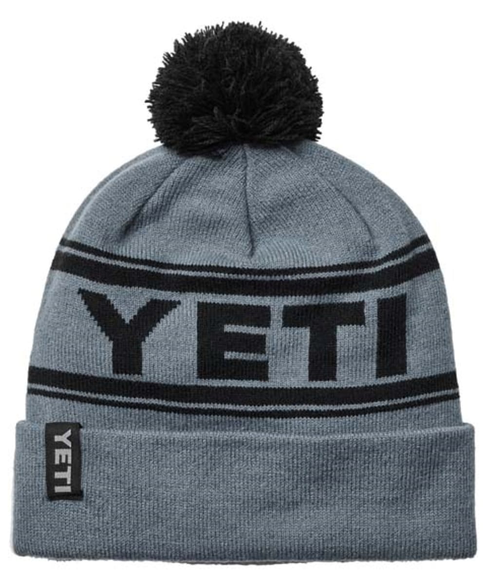 View YETI Retro Knitted Bobble Hat Grey Black One size information