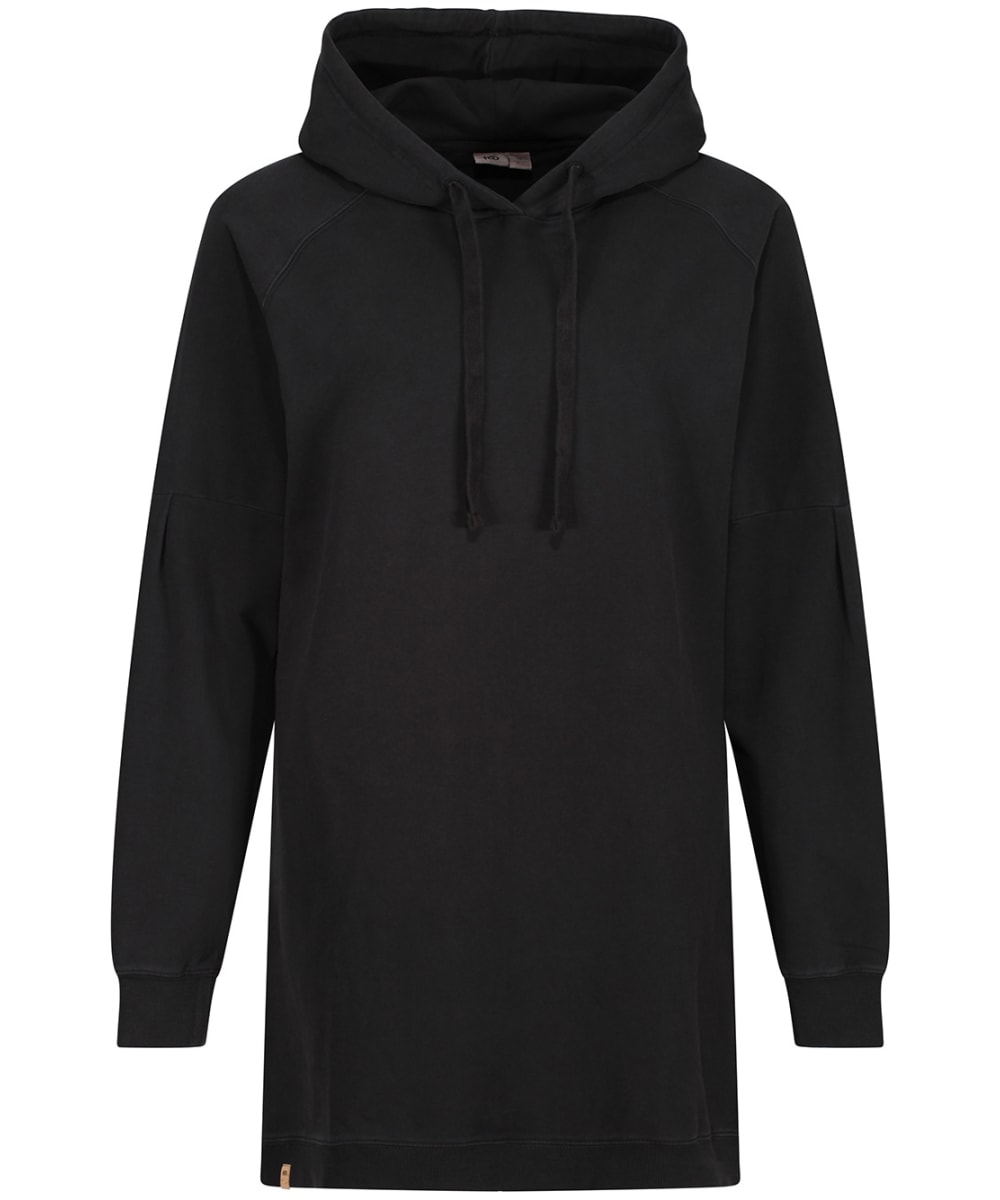 View Womens Tentree French Terry Hoodie Dress Jet Black UK 8 information