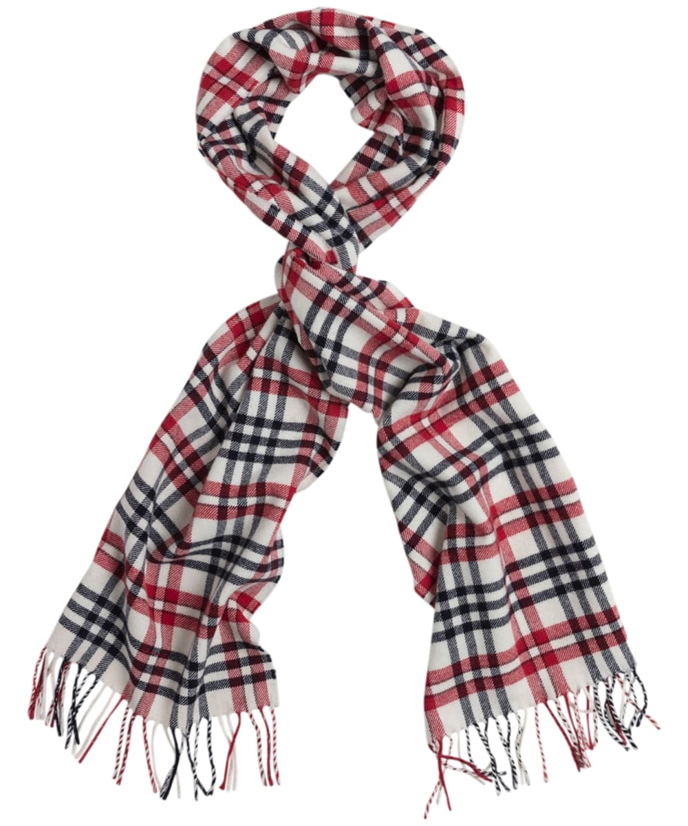 View Mens GANT Check Twill Scarf Cream One size information