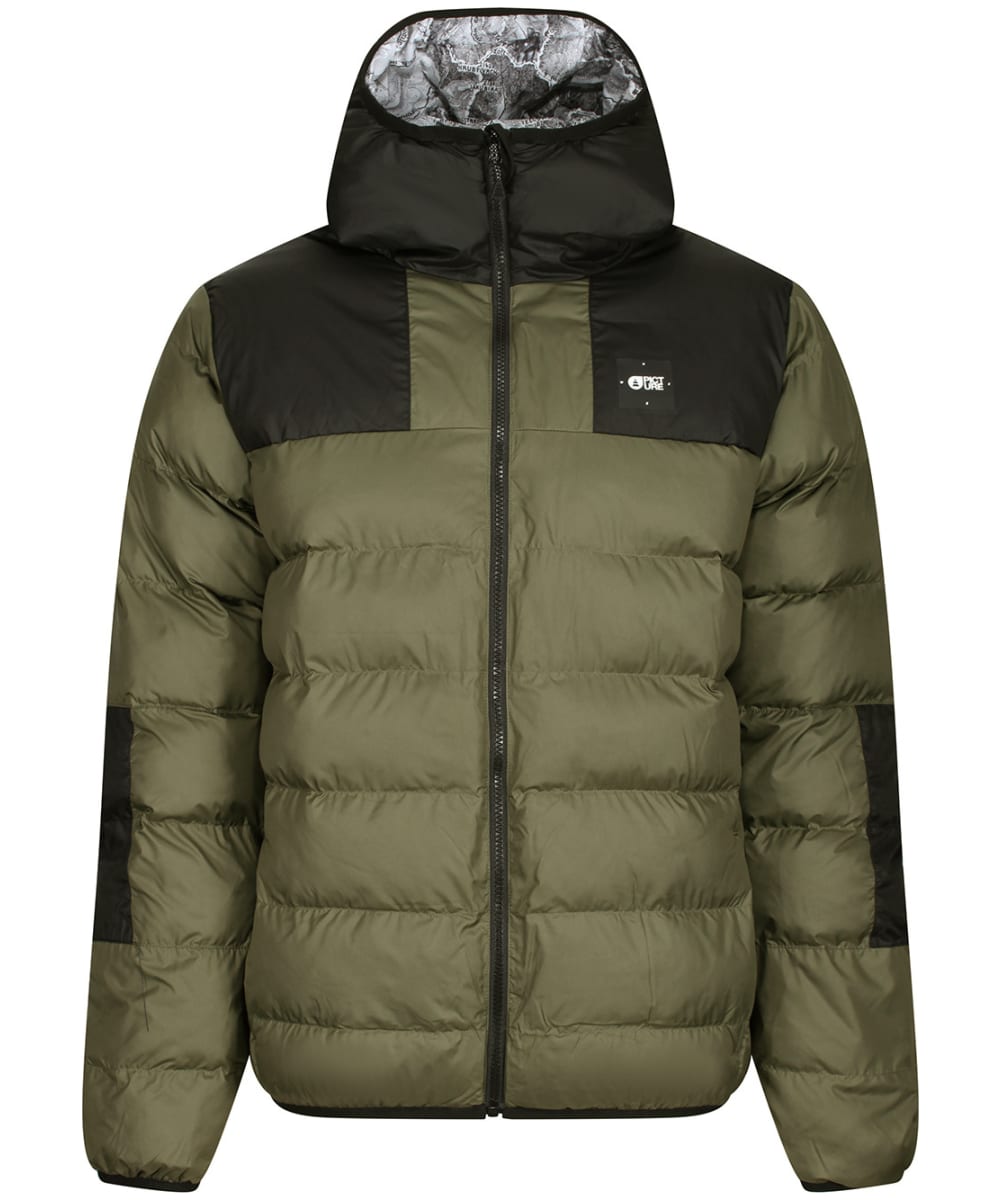 View Mens Picture Scape Insulated Reversible Jacket Night Olive L information