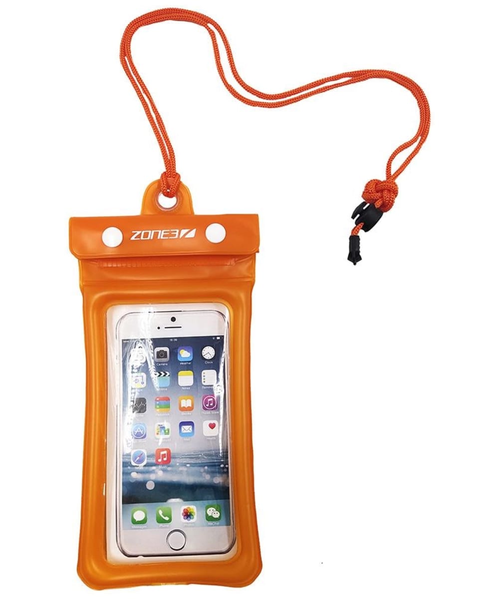 View Zone3 Buoyancy Waterproof Phone Pouch Clear Orange One size information