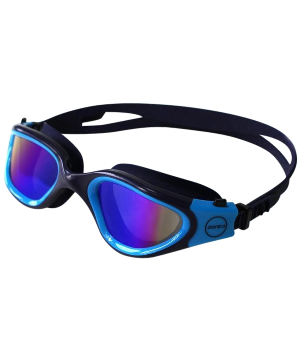 View Zone3 Vapour Polarized Curved Lens Swim Goggles Navy Blue One size information