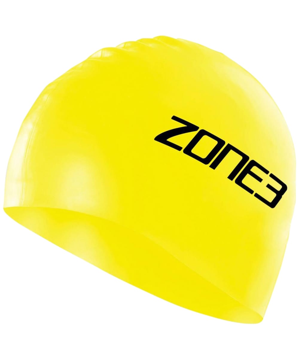 View Zone3 Silicone Swim Cap 48G Neon Yellow One size information