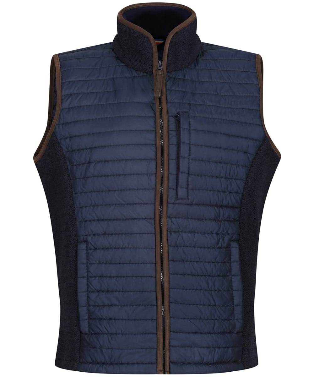 View Mens Alan Paine Highshore Quilted Gilet Dark Navy UK L information