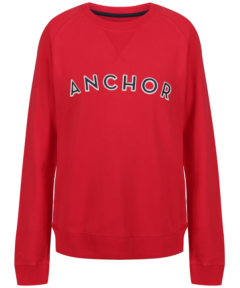 View Womens Crew Clothing Anchor Graphic Sweater Red UK 16 information
