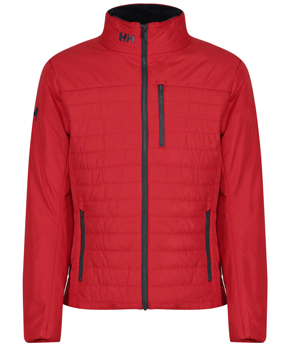 View Mens Helly Hansen Crew Insulator Water Repellent Quilted Jacket 20 Red M information