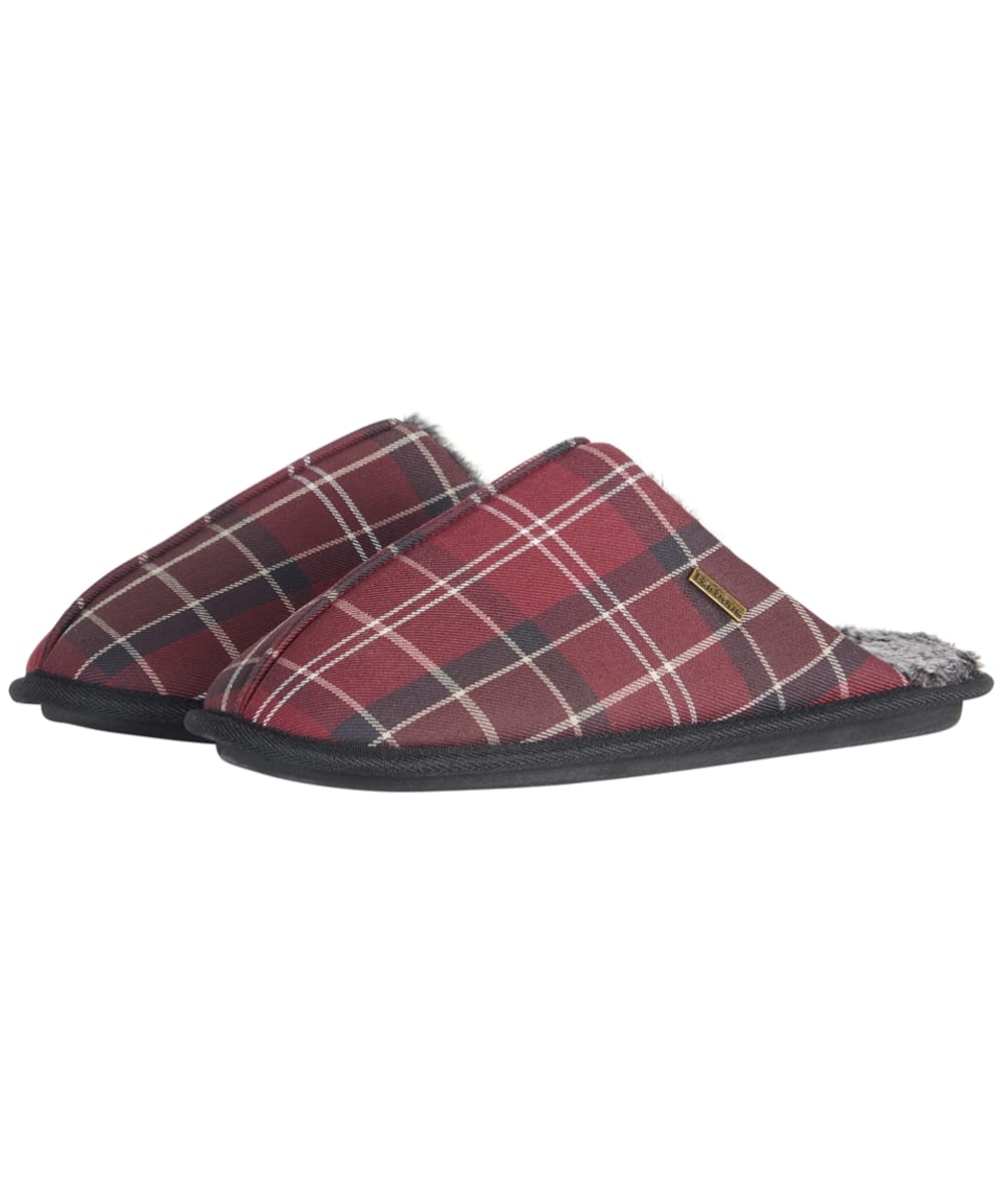 View Mens Barbour Young Mule Slippers Winter Tartan UK 7 information