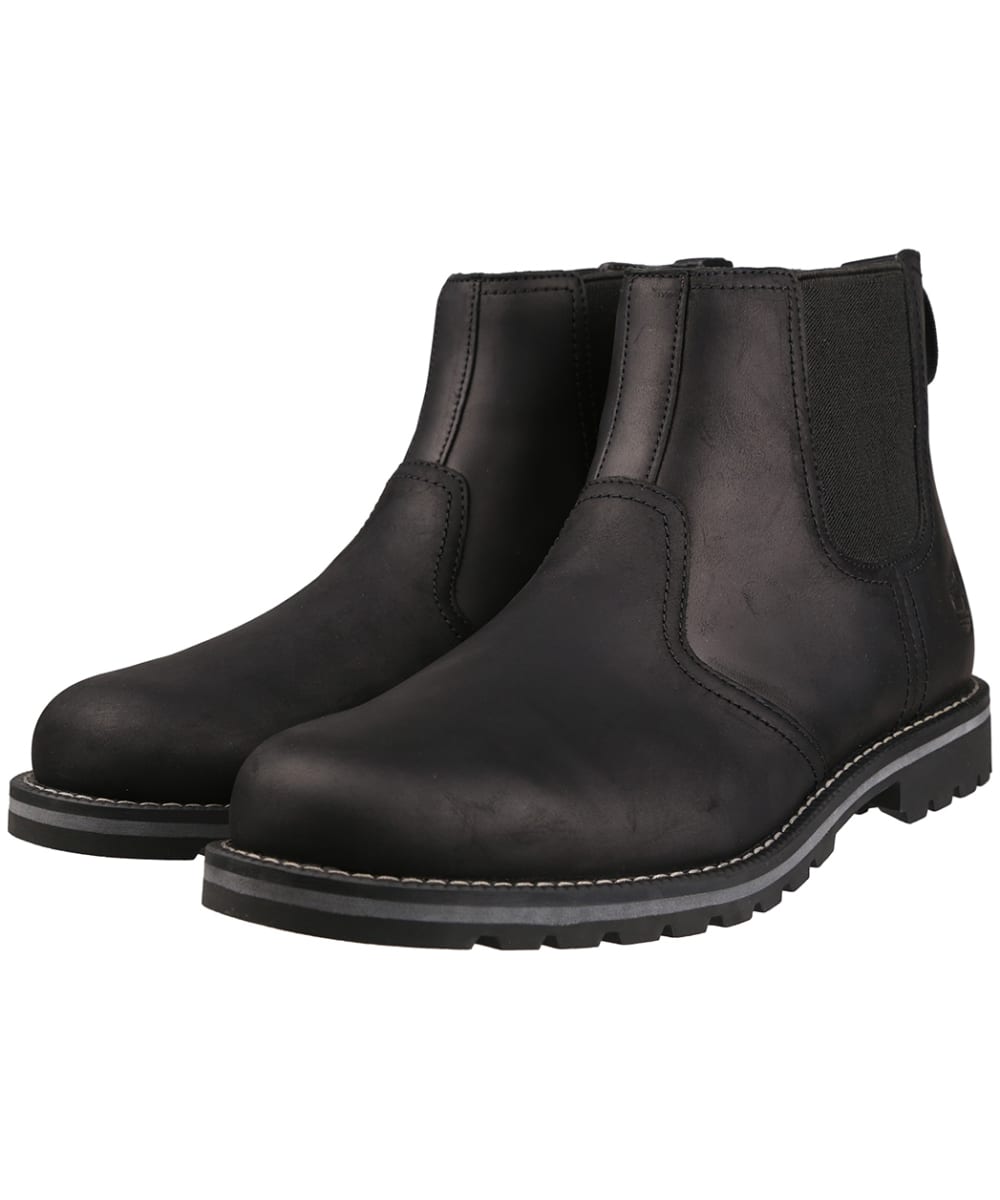 View Mens Timberland Larchmont II Leather Chelsea Boots Black Fullgrain UK 95 information
