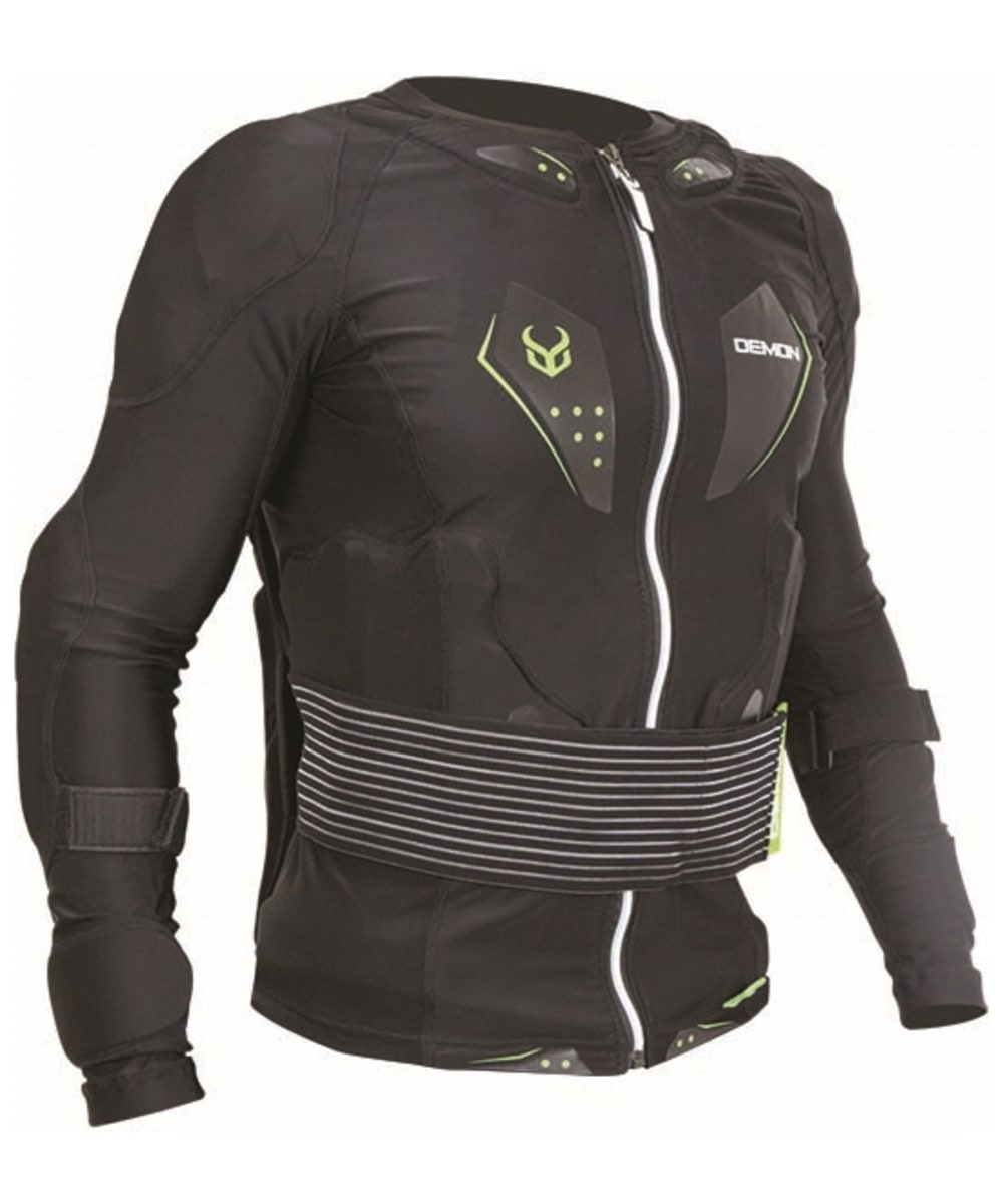 View Mens Demon X Connect Padded Protection Top Snow Version Black XXL information