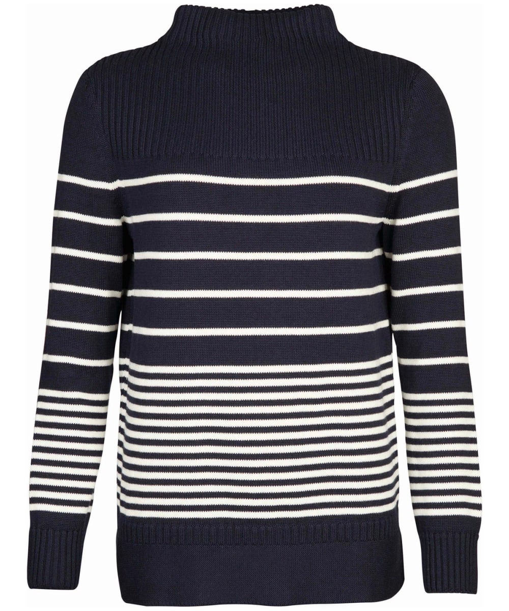 View Womens Barbour Stripe Guernsey Knit Sweater Navy Stripe UK 14 information