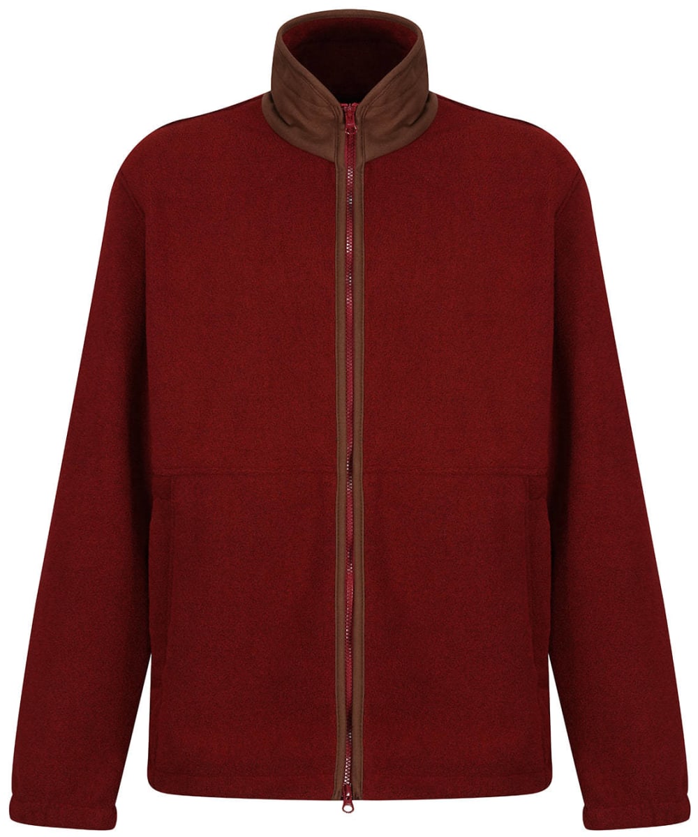 View Mens Alan Paine Aylsham Full Zip Fleece Jacket Bloodstone UK XL information